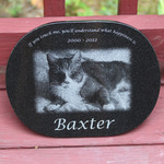 Custom Engraved Granite Oval - 11 x 8.5